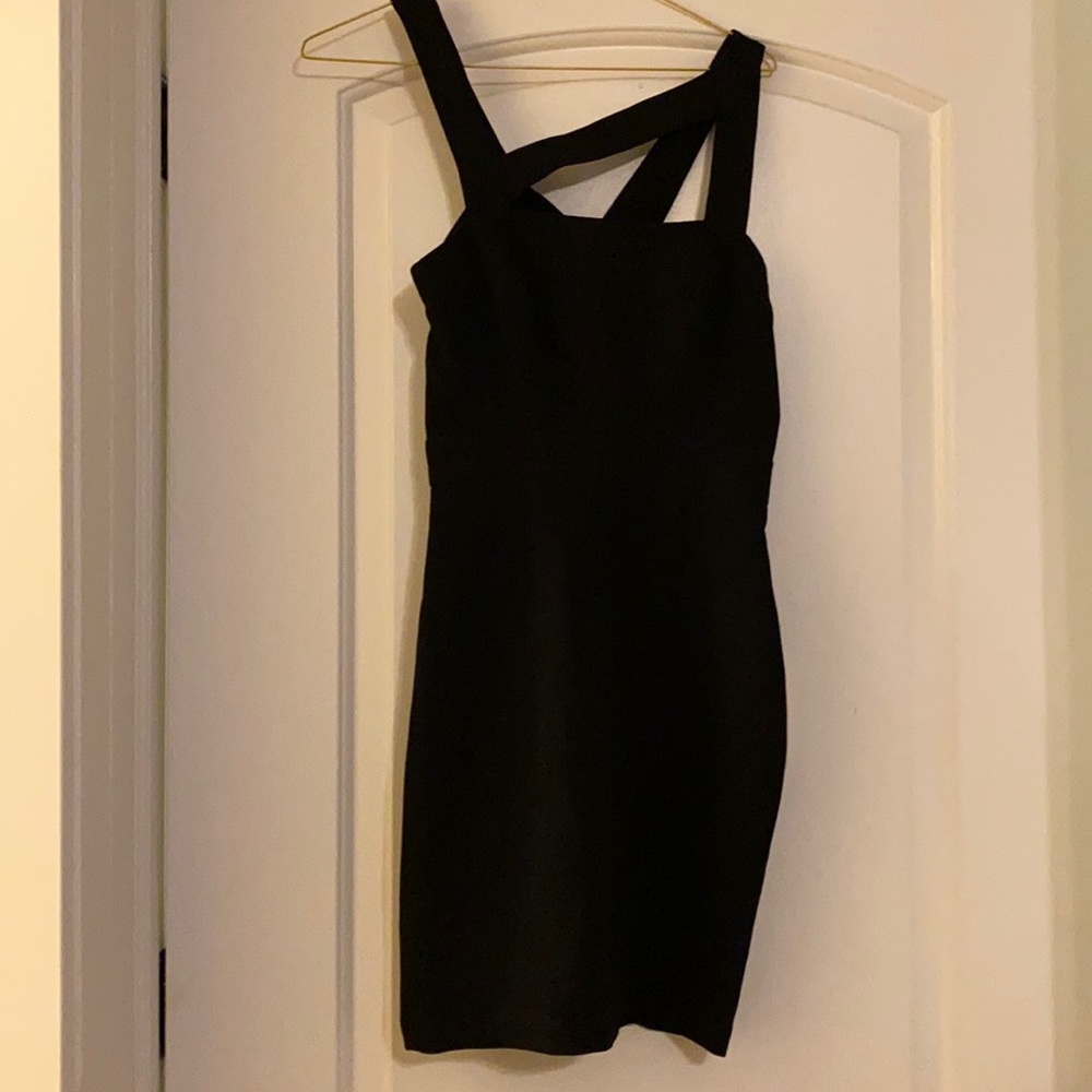 BCBG black mini dress